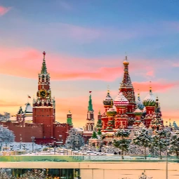 Moscow Kremlin and St Basil
